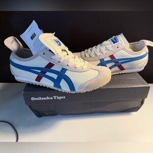 Onitsuka Tiger Unisex Mexico 66 Sneakers White/Blue